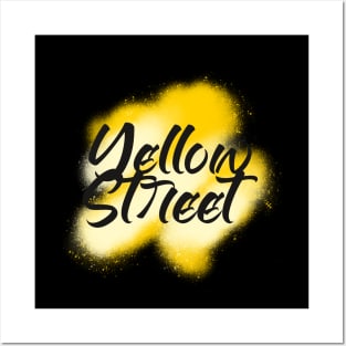 Yellow Street Posters and Art